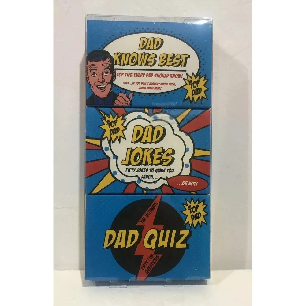 Professor Puzzle Cards Combo Dad JOKES/ DAD KNOWS BEST/ DAD QUIZ‎ Combo